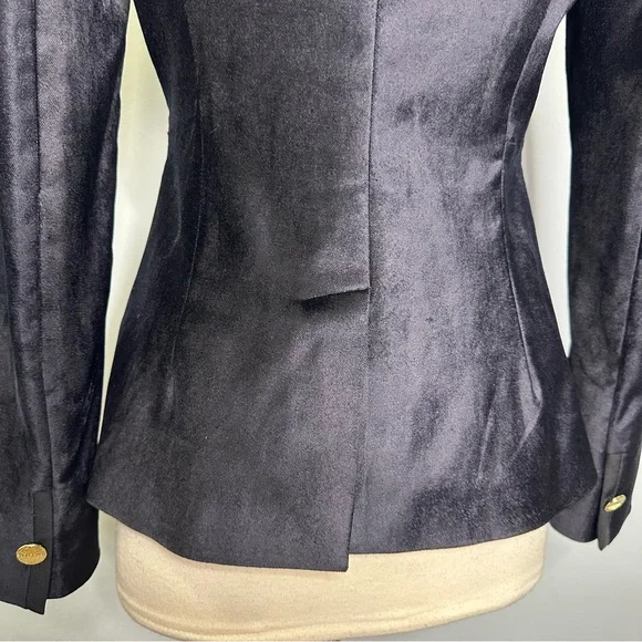 Ted Baker Women’s London Katcia Velvet Tuxedo Blazer Jacket Size 2, US-4 $257